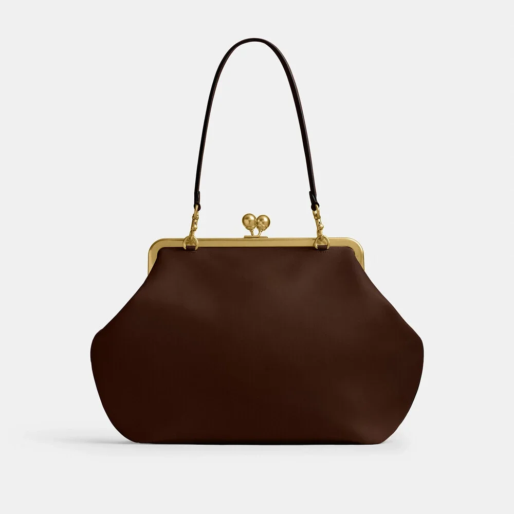 Coach Large Kisslock Frame Bag